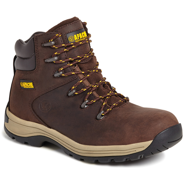 APACHE AP315CM Brown Safety Boots
