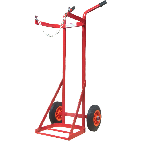 Solid Tyre Heavy Duty Single Cylinder Trolley